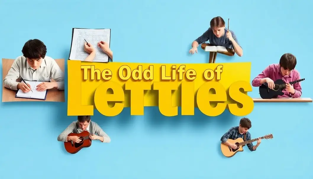 The Odd Life of Lefties: Navigating a Right-Handed World A collage showing various left-handed struggles in a right-handed world.