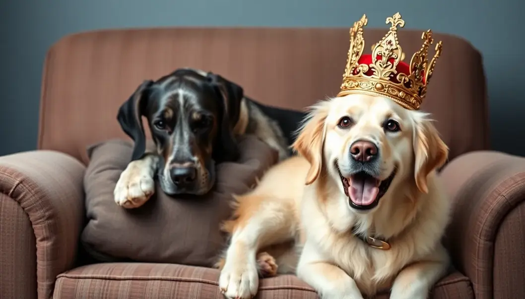 A Chihuahua and a Poodle displaying their hilariously unique personalities.